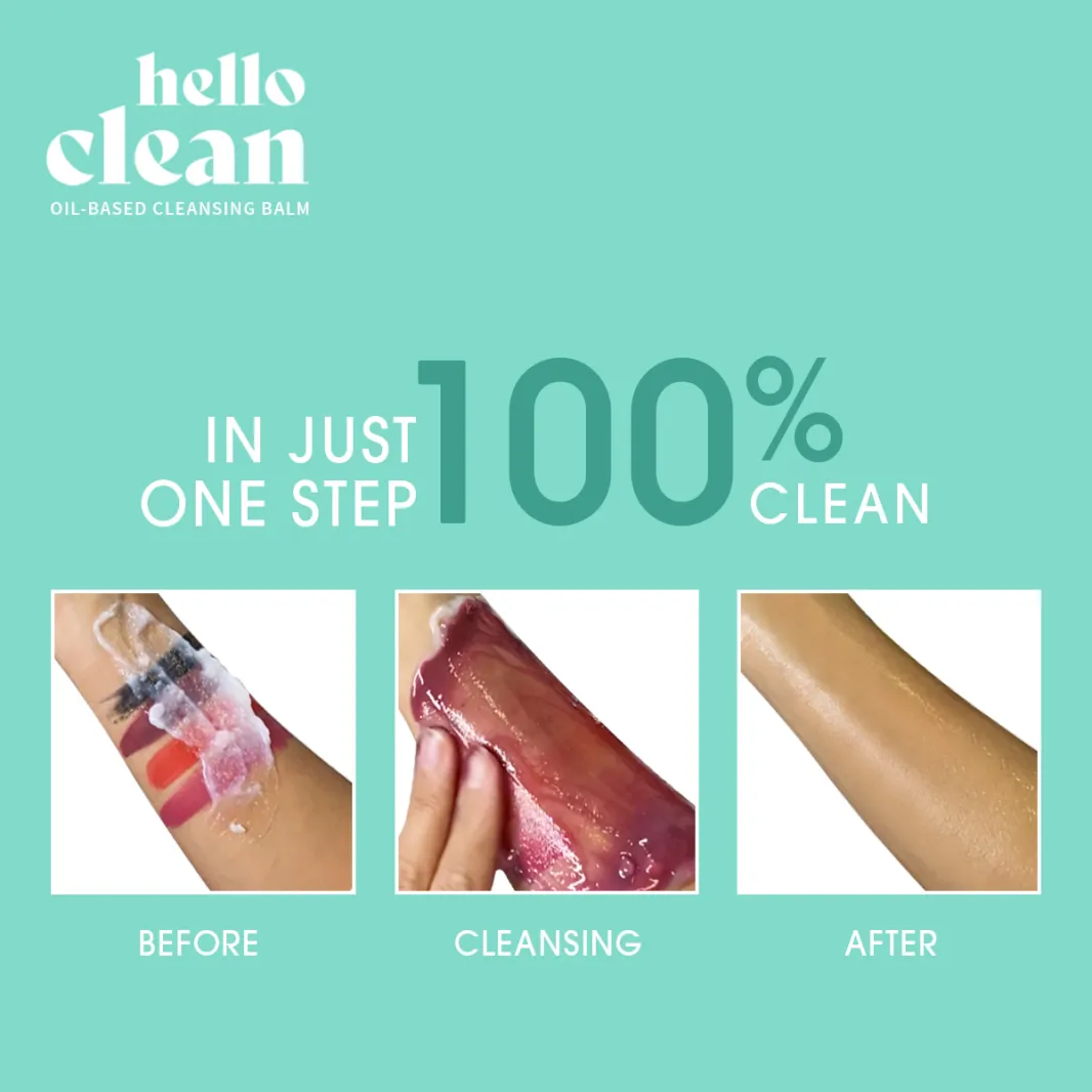 BIOBALANCE HELLO CLEAN BRIGTENING CLEANSING BALM WITH PURE VITAMIN C