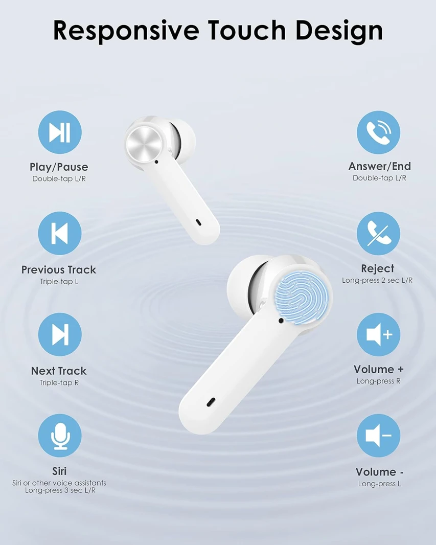 Wireless Earbuds, SIXPIPES 5.2 Bluetooth