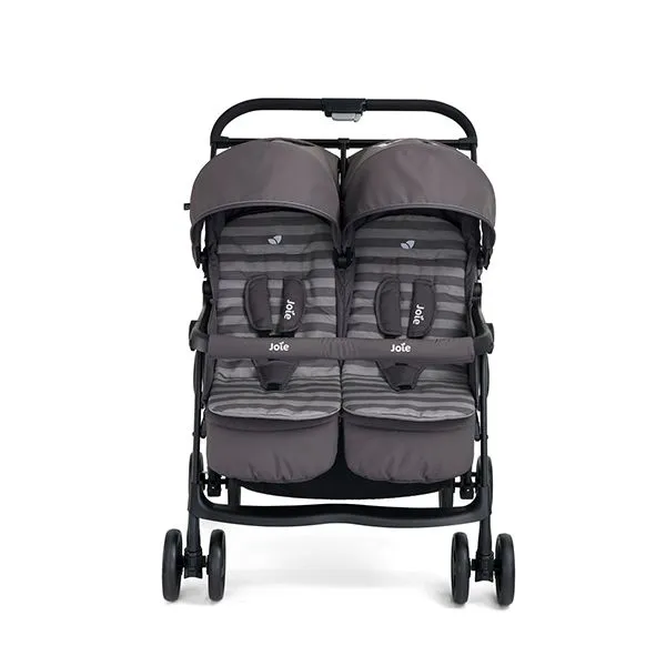 Joy Aire Twin Stroller - Dark Grey