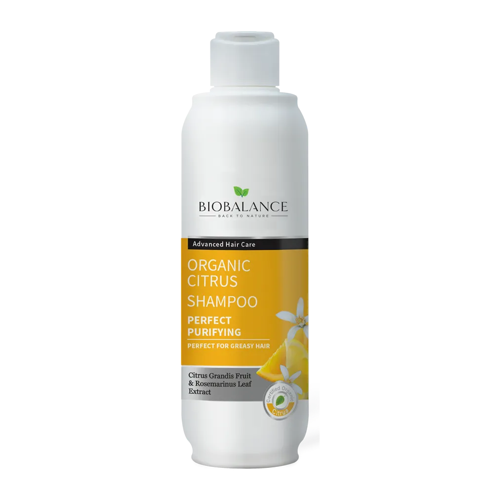 BIOBALANCE ORGANIC CITRUS SHAMPOO PERFECT FOR GREASY HAIR