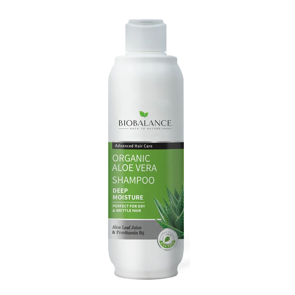 BIOBALANCE ORGANIC ALOE VERA SHAMPOO FOR DRY&BRITTLE HAIR