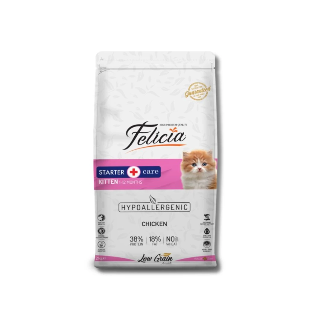 FELICIA Low Grain Cat Kitten Chicken 12 KG