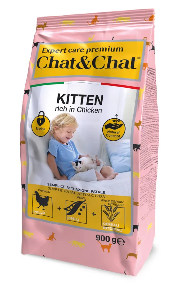 تشات تشاتKITTENغنية بالدجاج 15 ك