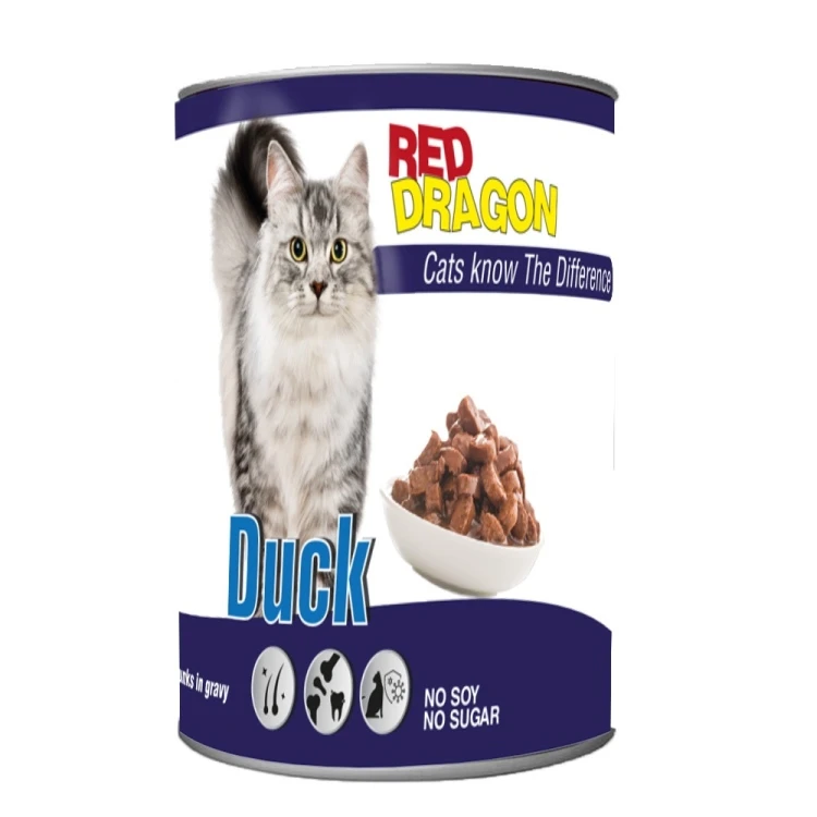 Wet Red Dragon Cat Food – Duck Flavor, 400g (12 pcs)