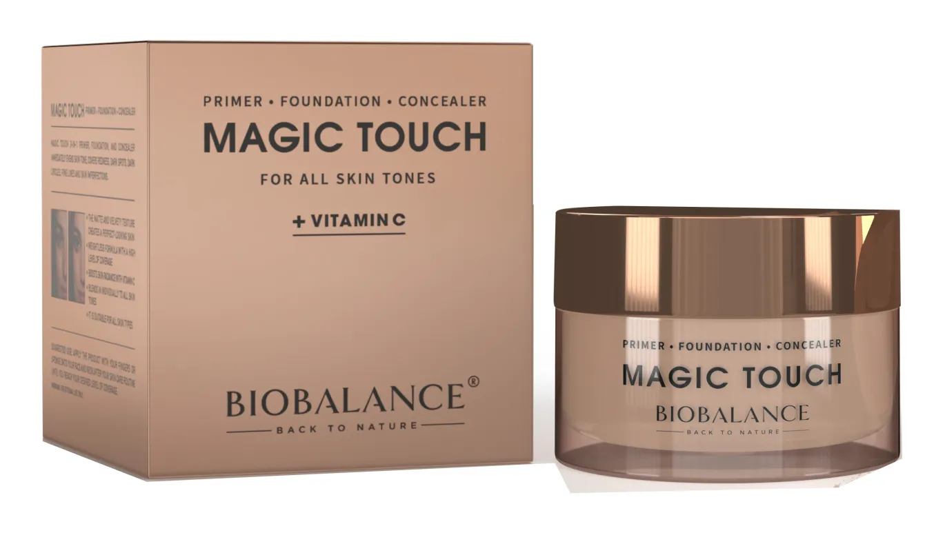 BIOBALANCE MAGIC TOUCH PRIMER · FOUNDATION · CONCEALAR