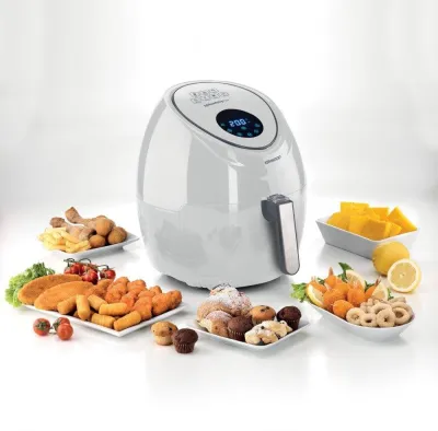 Kenwood 1800w Digital Air Fryer 5.5l, 2.4kg, White HFP50.000WH