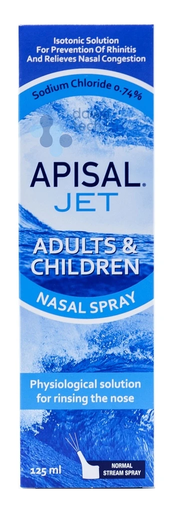 APISAL JET ADULTS & CHILDREN NASAL SPRAY 125ML (BLUE)