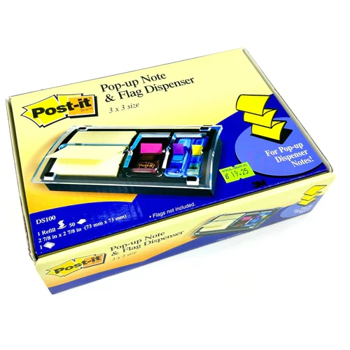 موزع ملاحظات وأعلام منبثق من 3M Post-it® مقاس 20×10×4 سم