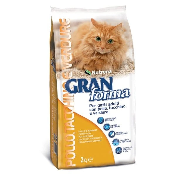 Nutrena Gran Forma Dry Cat Food - Chicken, Turkey & Vegetables /2 kg