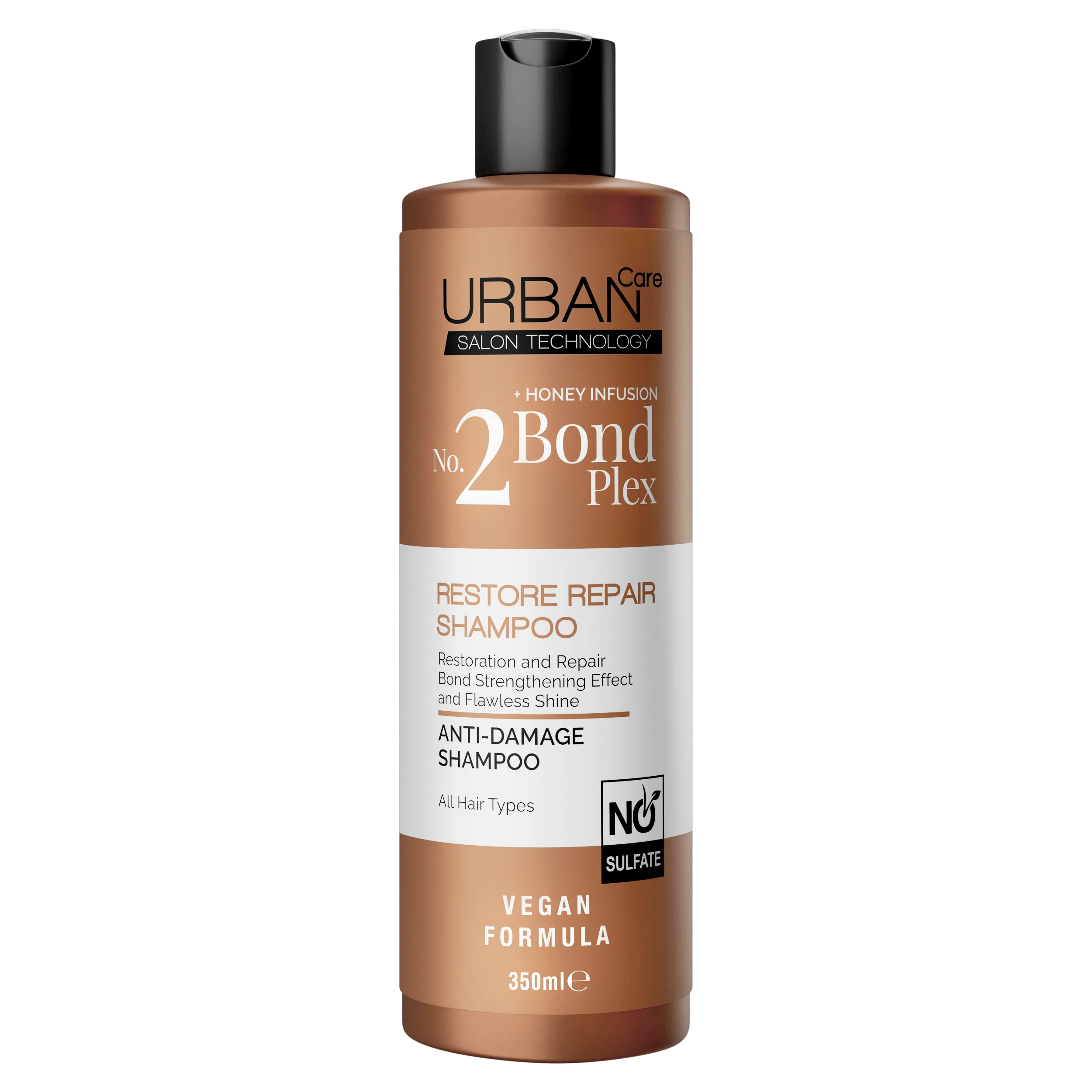 شامبو بوند بليكس ريستور لإصلاح الشعر - URBAN CARE NO:2 BOND PLEX RESTORE REPAIR SHAMPOO - 350 مل