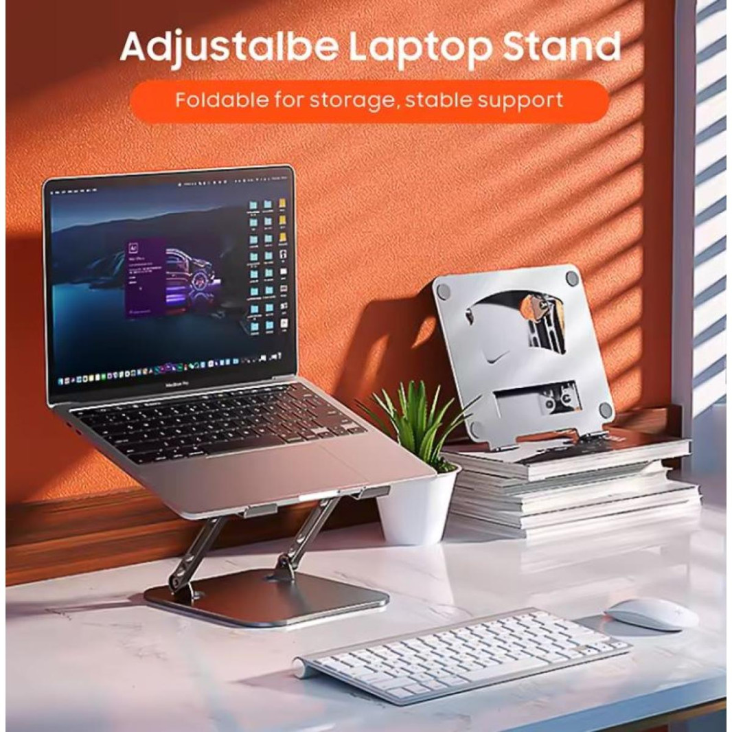 Adjustable Ergonomic Laptop 10-17 inch laptop notebook Stand Aluminum Alloy Standing Foldable Laptop Stand Holder for Office or Home