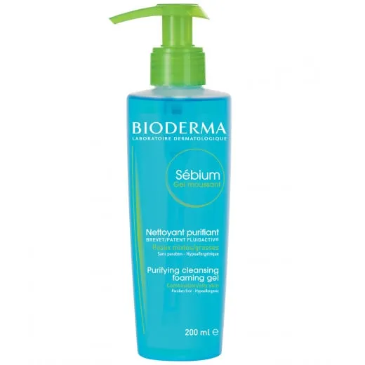 Bioderma Sébium Gel Moussant Face & Body Cleanser For Oily & Combination Skin 250 ML